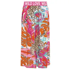 Zwillingsherz Maxirock Damen Animalprint Bunt L/XL