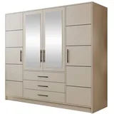 Mirjan24 Kleiderschrank Bali D4 Garderobenschrank Schlafzimmerschrank Schrank Modern M24 - 2 Jahre Gewährleistung / mind. 14 Tage Rückgaberecht