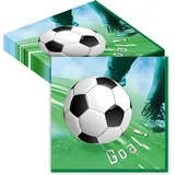 luxuskollektion Fußball Servietten Europameisterschaft 2024 Party Deko Kindergeburtstag