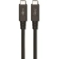 goobay USB-C 1 m Schwarz
