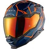 NEXX X.WST 3 B-Side Integralhelm - Dunkelblau/Orange - L