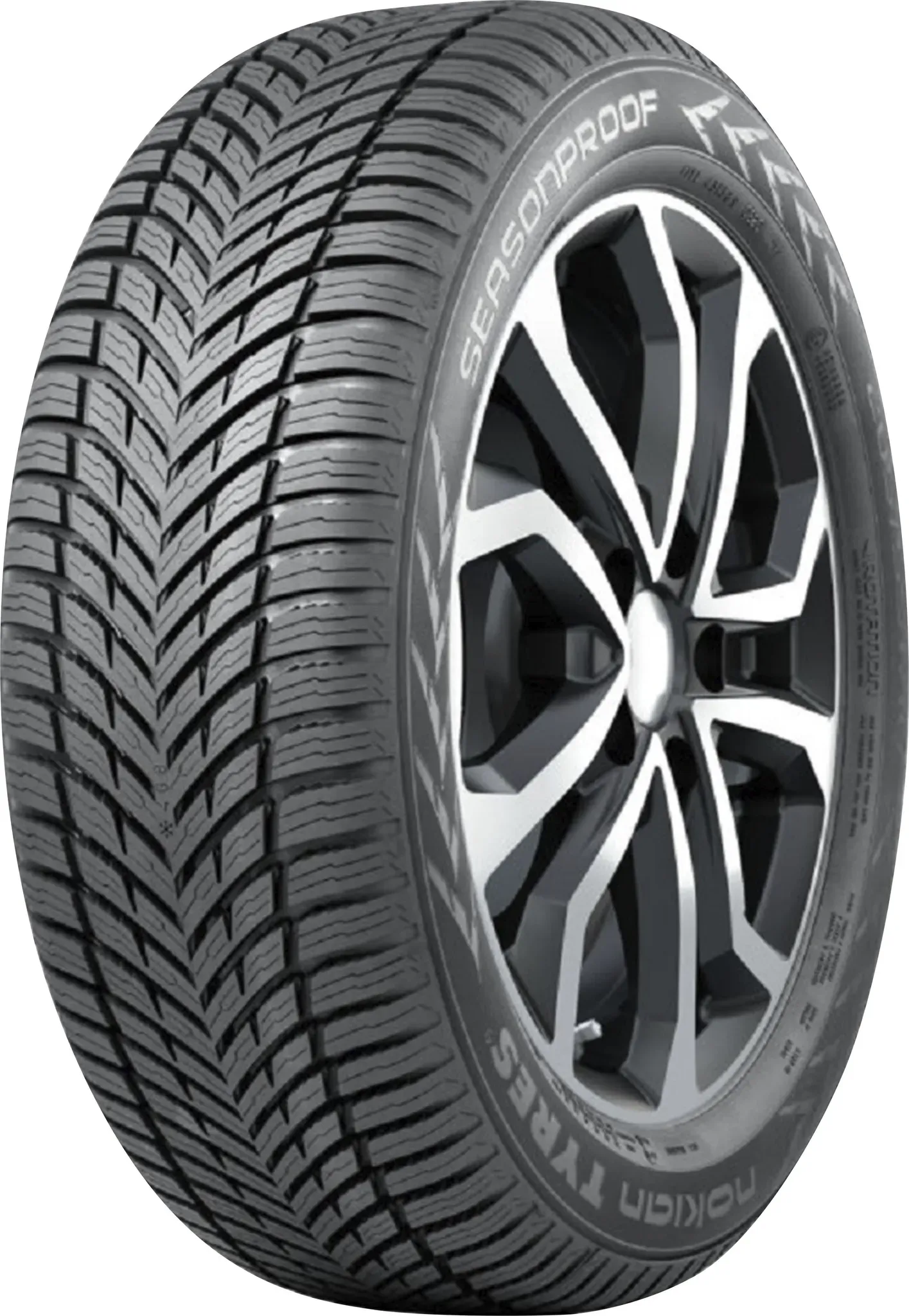 Ganzjahresreifen NOKIAN "SEASONPROOF", schwarz, 225mm / 55 % R 18 98V, Autoreifen