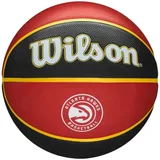 Wilson Basketball NBA TEAM TRIBUTE, ATLANTA HAWKS, Outdoor, Gummi, Größe: 7