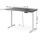 Vicco höhenverstellbarer elektrischer Schreibtisch Elevate, Weiß/anthrazit, 140 x 80 cm 2 Motoren, Model 58655 - Weiß/Dunkelgrau