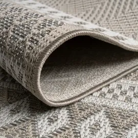 Paco Home Outdoorteppich, Beige, Textil, Rechteckig, 120x160 cm, strapazierfähig, für Fußbodenheizung geeignet, Teppiche & Böden, Teppiche, Outdoorteppiche