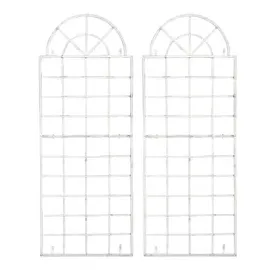 CLP Rankgitter Viva 2er Set 60 x 30 cm Antik Weiß