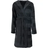 VOSSEN Unisex-Bademantel »Santiago, ideal für Sauna & Spa, Hotelbademantel, Morgenmantel« Vossen schwarz M Länge: cm