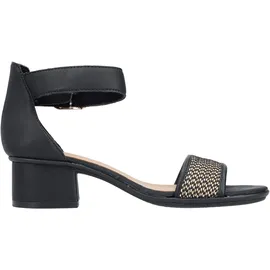 Rieker Keilsandaletten Damen Schwarz 39