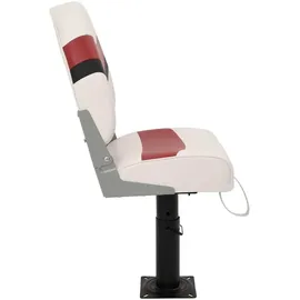 vidaXL Bootssitz mit Podest Höhenverstellbar 360° Drehbar