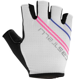 Castelli Dolcissima 2 W Glove, Elfenbein/Pink Fluo, XL