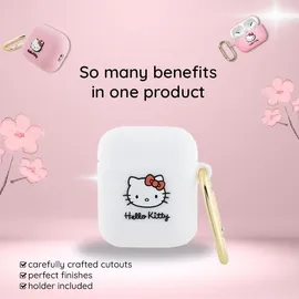 HELLO KITTY Silikon 3D Head Hülle AirPods Pro – Fuchsia