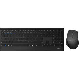 Rapoo 9500M Tastatur & Mouse Schwarz