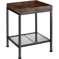 TECTAKE Beistelltisch Rochester 41,5x41x56cm
