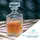 Intirilife Whiskey Karaffe - Füllmenge 800 ml - Decanter für Rum, Vodka, Scotch und vieles mehr