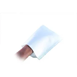 Sovie Care Airlaid Waschhandschuh in Weiß, 16 x 22 cm, 50 Stück Einweg Handschuh Wischen Hygiene