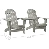 vidaXL Adirondack 164 x 58 x 90 cm Grau