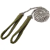 Handkettensäge, Tragbare Kettensäge, Seilsäge mit Paracord Griff, Handsäge aus Carbonstahl, Baumsäge für Survival, Outdoor Camping, Outdoor Ausrüstung, Garten Zubehör 11 Zähne, 43in/109cm