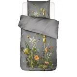 Essenza Ficaria Blumen Grau 135 x 200 cm + 80 x 80 cm