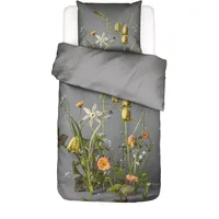 Essenza Ficaria Blumen Grau 135 x 200 cm + 80 x 80 cm
