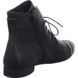 THINK! Damen Guad chromfrei gegerbte Leder gefütterte Stiefelette schwarz 42,5