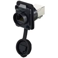 TRU Components RJ45 Einbaubuchse, 2-Loch-Flansch TC-12770460 Einführhilfe für RJ45