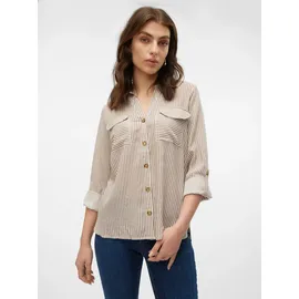 Vero Moda Hemdbluse Viskose Braun XXL