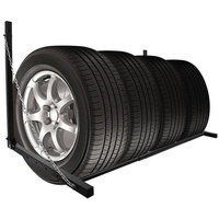 Unbekannt Reifenständer Breite 90 bis 130 cm Reifen Wandhalterung Hält bis 90kg Reifenhalter