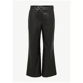 Comma, 7/8-Hose Flared-Leg-Hose Schwarz 40