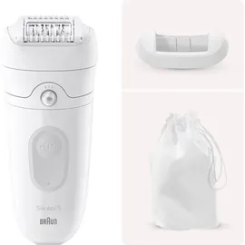 Braun Silk-épil 5 5-011 Weiß/Grau