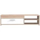 ocstore PILVI TV-Schrank 120 cm Eiche / Weiß