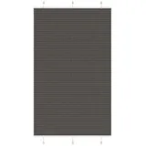 vidaXL Plissee Schwarz 120x200 cm Stoffbreite 119,4 cm Polyester