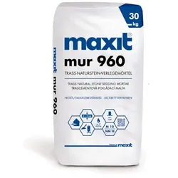 Maxit MUR 960 Trassnatursteinverlegemörtel 30 kg/Sack   (42 Sack/Pal)