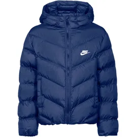Nike NSW ADP Steppjacke Kinder in midnight navy-white, Größe 140/146 - blau