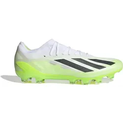ADIDAS Herren Fussball-Kunstrasenschuhe X, FTWWHT/CBLACK/LUCLEM, 46