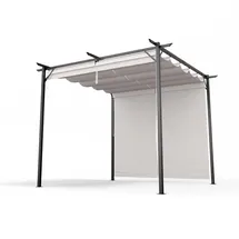 Blumfeldt Pavillon 3 x 3 m inkl. Seitenteile Beige