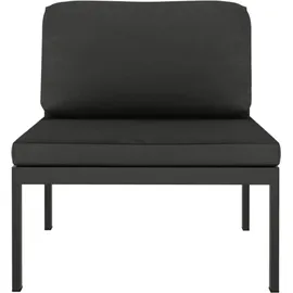 vidaXL Garten-Lounge-Set 6-tlg. Aluminium anthrazit