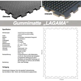 etm KARAT Stallmatte aus Gummi Stallboden