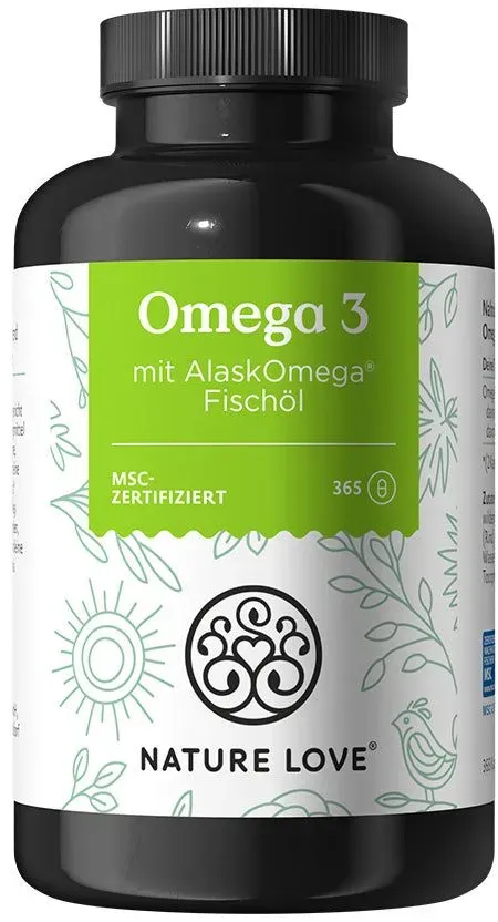 Nature Love® Omega 3 AlaskOmega® 120 Kapseln St