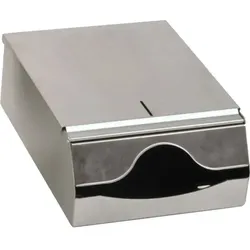 Handtuchspender Inox Edelstahl, Spender für 500 Blatt Papierhandtücher