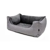 LEBON Hundebett Louis PLUS 120x90x33cm orthopädisch silver