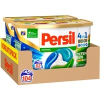 Persil Universal 4in1 Discs (104 Waschladungen), Vollwaschmittel mit Tiefenrein-Plus Technologie und langanhaltender Frische, Waschmittel für leuchtende Farben