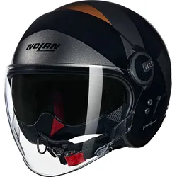 Nolan N21 Visor Tangente 352, Jethelm - Schwarz/Grau/Braun - XL
