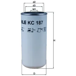 Kraftstofffilter MAHLE KC 187