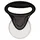 Microplane Pizzaschneider SPECIALTY L 16 cm Schwarz Edelstahl