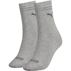 2er Pack PUMA Socken Damen grey melange 35-38