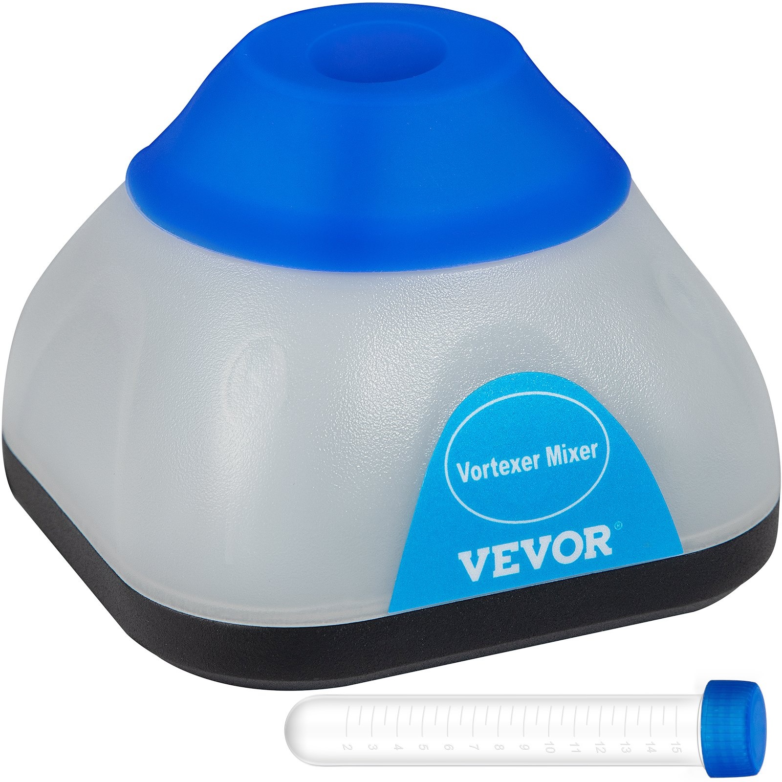 VEVOR KW-3000-1T Vortex Farbmischer 3000 U/min Labor Mini Vortex Schüttler Rührer 50 ml Vibrationsmischer Labormischmaschine transparente Reagenzgläser