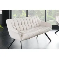 Riess-Ambiente Sitzbank PAPILLON Champagner Beige 165 x 40 x 48 cm