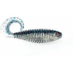 Gummiköder - Curly Bait - 7.6cm - 108 Bruiser BLAU|hellgrau NO SIZE