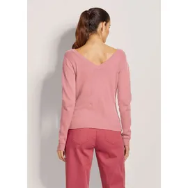 Madeleine V-Pullover mit Rücken-Ausschnitt Rosa 40/42