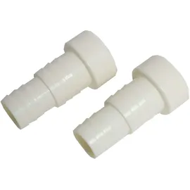 Trutzholm 2x Adapter für Schwimmbadpumpe PVC-U 50 Schlauchtülle zum Kleben ABS 38 ® ...